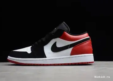JORDAN TOE BLACK LOW AIR 1 0629